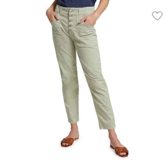 Veronica Beard Arya Cargo straight button fly pants - Picture 1 of 13